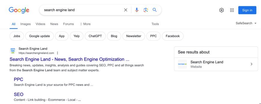 Google hides search results count under tools section