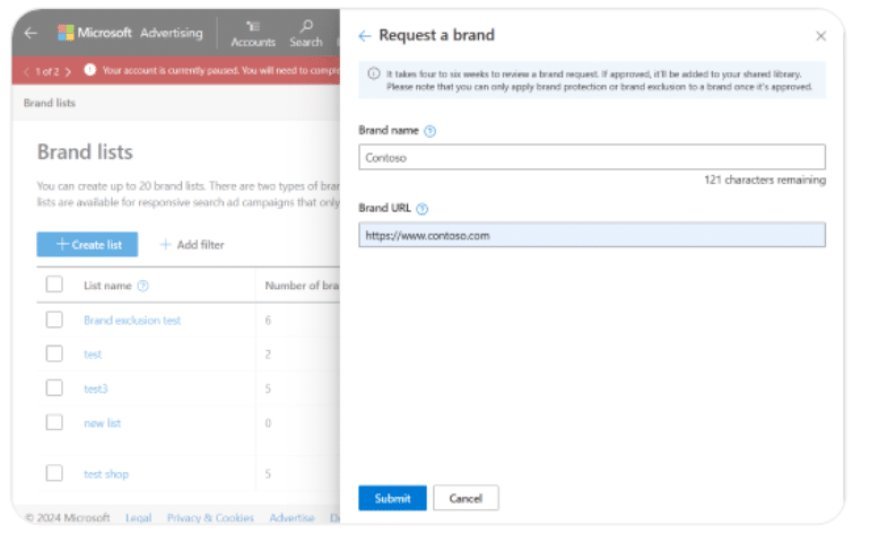 Microsoft Advertising introduces Performance Max brand lists
